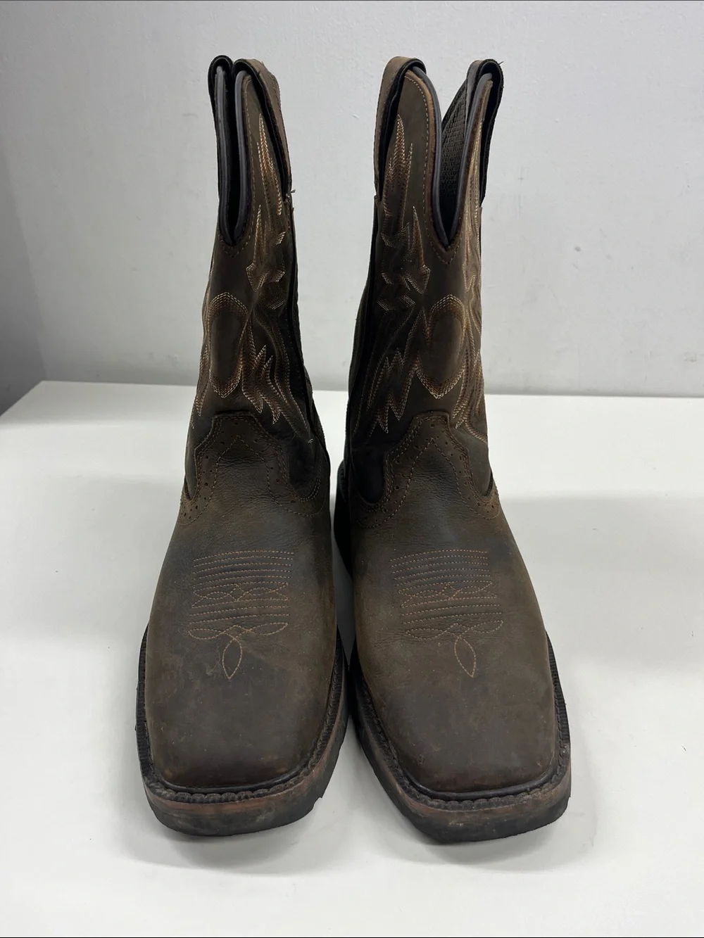 Wolverine Rancher Boots in Brown Leather Size 8 EW